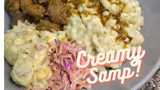 SAMP RECIPE HOW TO COOK SAMPMASHAZHAREMANHUCHU [upl. by Akiner649]