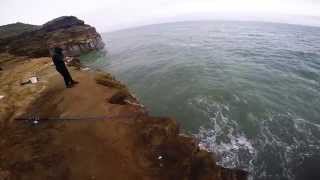 taranaki surf casting cliff fishing [upl. by Waxler161]