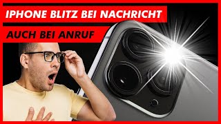 iPhone Blitz bei Nachricht aktivieren ⚡ iPhone Blitz bei Anruf ausstellen ✅ [upl. by Almond974]