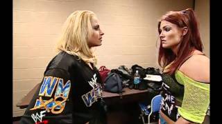 Trish and Lita backstage [upl. by Ahmed]