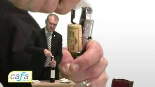 Tutoriel Comment ouvrir une bouteille de vin [upl. by Adnoryt]