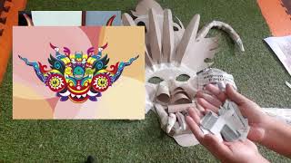 MÁSCARA DIABLADA  TUTORIAL 2 [upl. by Woodley]