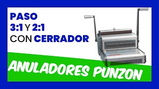 📒 Encuadernadora manual de wireo PMA S310S210 con ANULADOR DE PUNZONES Y cerrador [upl. by Simonetta436]