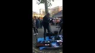 Ed AlleyneJohnson busking in York UK 2015 [upl. by Eibocaj]