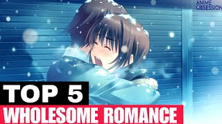 Top 5 Wholesome Romance Anime 😍 Hindi [upl. by Meirrak]