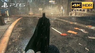 Batman Arkham Knight PS5 4K HDR Gameplay [upl. by Ellahcim]