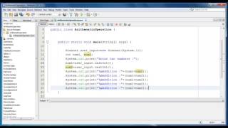 Arithmetic operation program in java [upl. by Acinej]