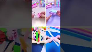 DIY Origami Fun Frog game making for kids ArasEasyArt diy youtubeshorts activity cute frog [upl. by Llevron]