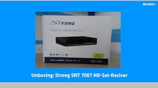 Unboxing – Strong SRT 7007 – HDSatReciver [upl. by Annazus184]