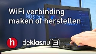 Wifi verbinding maken of herstellen [upl. by Ruggiero]