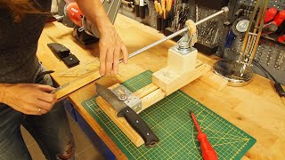 Building A Knife Sharpening Jig DIY [upl. by Wilhelmina237]