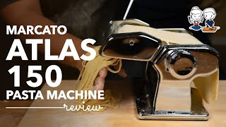 Marcato Atlas 150 Pasta Machine Review amp How to Set Up and Clean It [upl. by Asial]