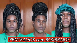 BOX BRAIDS TUTORIAL  TRANÇAS AFRICANAS [upl. by Shantee]