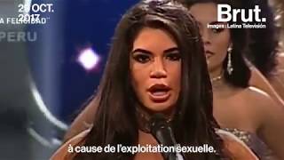 La cérémonie des Miss Pérou dénonce les violences faites aux femmes [upl. by Notsa]