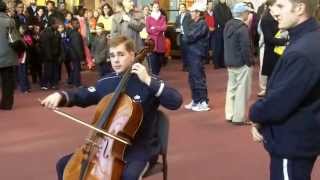 USAF Band Holiday Flash Mob at the National Air and Space Museum Dec 13 2013 [upl. by Annala]