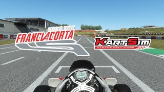 Franciacorta  IAME Senior X30  KartSim Pro EU Simulation Software [upl. by Eiramlatsyrc]