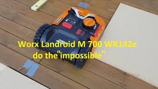 Worx Landroid M700 WR142e EXTREME LIMIT PUSHING HOW TO DO REAL MULTIZONE [upl. by Okimat462]