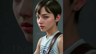 Girl Age Progression AI shorts douyin tiktok shortsvideo dance tiktokvideo aigenerated [upl. by Nosnah]