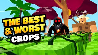 Every Crop from Worst to Best in Roblox Islands [upl. by Anaejer957]