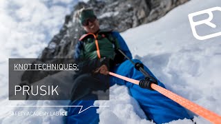 Prusik knots Guide – friction hitch knots for crevasse rescues – Tutorial 618  LAB ICE [upl. by Macdonald]