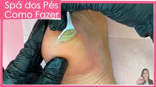 Como Fazer Spa dos Pes Passo a Passo [upl. by Larred]