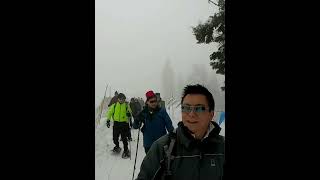 Snowshoeing at Dog Mountain Vancouver Pt1 [upl. by Yakcm22]