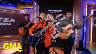 Yahritza y Su Esencia perform hit song [upl. by Ahsil]