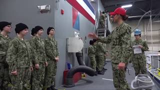 Navy Boot Camp Seamanship Training at Naval Station Great Lakes [upl. by Flanna]