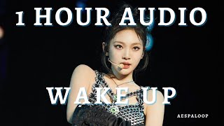 1 HOUR LOOP WAKE UP aespa 에스파 NINGNING 닝닝studio version AUDIO [upl. by Yentterb]