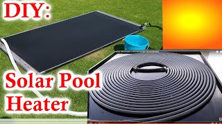 DIY Solar Water Heater  Build A Solar Pool Heater From Polycarbonate Sheet [upl. by Monetta]