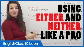 Learn English  Either vs Neither [upl. by Freudberg609]