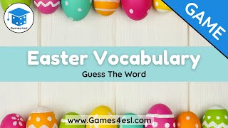 Easter Game For Kids  Guess The Easter Word [upl. by Aihseuqal]