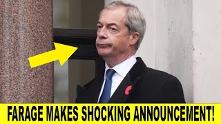 Nigel Farage Makes SHOCKING Announcement [upl. by Forelli]