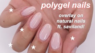 polygel overlay manicure ft saviland [upl. by Yendahc]