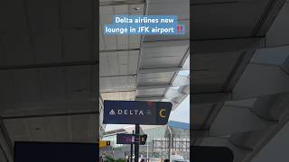 Amazing Delta airlines new lounge at the JFK airport Kitescape travel [upl. by Ganiats]