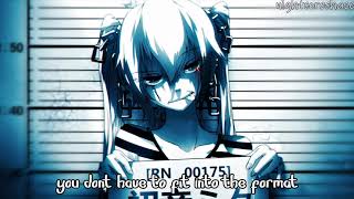 Nightcore  So Am I Lyrics [upl. by Ilsa]