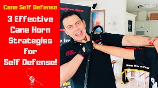 Cane Self Defense 3 Effective Cane Horn Strategies [upl. by Igal]