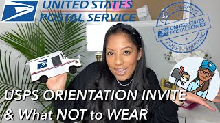 My USPS Orientation InviteUSPS Dress CodeMy USPS Hiring ProcessRCARural CarrierMy Experience [upl. by Ahsiuqram]