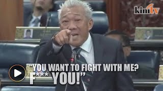 F you  Bung Moktar explodes in Dewan Rakyat [upl. by Motch465]