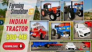 FS 20 mod special tractor old ADDED MODS V79 [upl. by Judi]