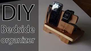 DIY Bedside organizer Phone dock [upl. by Malvina569]