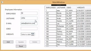 C  WPF  Insert Update Delete and View Data from Oracle Database Part 12 with Source Code [upl. by Adnarahs565]