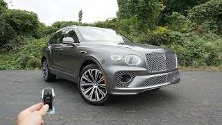 2021 Bentley Bentayga First Edition Start Up Test Drive Walkaround and Review [upl. by Virgin]