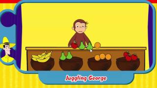 CURIOUS GEORGE  JUGGLING GEORGE  CURIOUS GEORGE GAME [upl. by Swerdna]