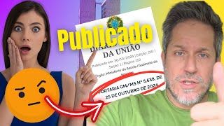 🔴FINALMENTE PUBLICADO PORTARIA DE OUTUBRO com valores do Auxílio Financeiro Complementar da União [upl. by Giwdul]