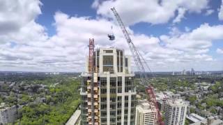 Timelapse of The Heathviews North Tower Crane Removal [upl. by Claretta285]