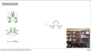 Conjugation 3 MO Analysis of Ozonolysis [upl. by Newcomer73]