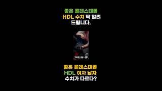 좋은 콜레스테롤 HDL수치 남자 여자 다르다 [upl. by Ahselaf]