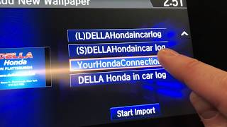 2018 Honda Custom Picture on Touchscreen [upl. by Vernita]