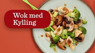 25 Wok med kylling [upl. by Bartlet443]